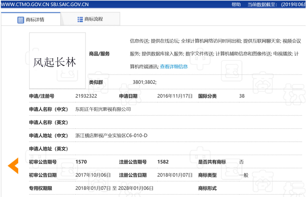 影視作品也要商標注冊，看看正午陽光是怎么做的！2