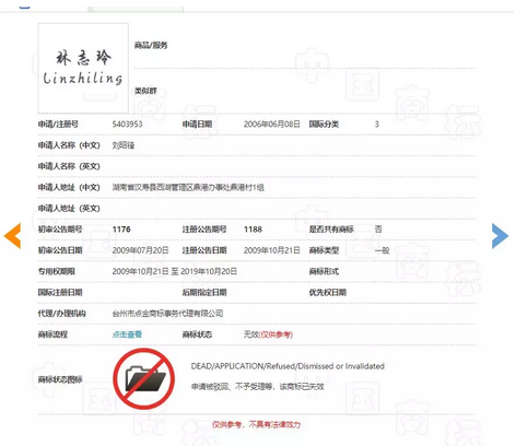 真假“林志玲”商標(biāo)之戰(zhàn)：山寨“林志玲”恐不保4